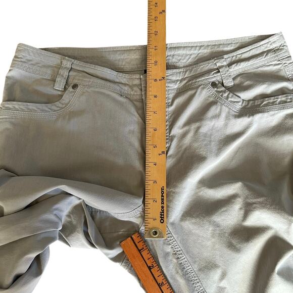 KUHL Legendary Womens Gray Cargo Convertible Roll Up Hiking Pants Size 12 - Picture 11 of 11